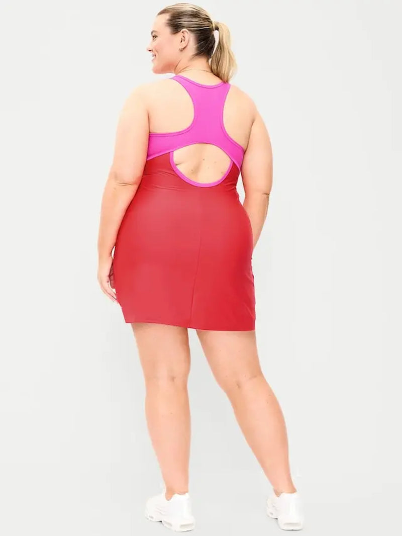 Old Navy Women'S Powersoft Keyhole Athletic Dress