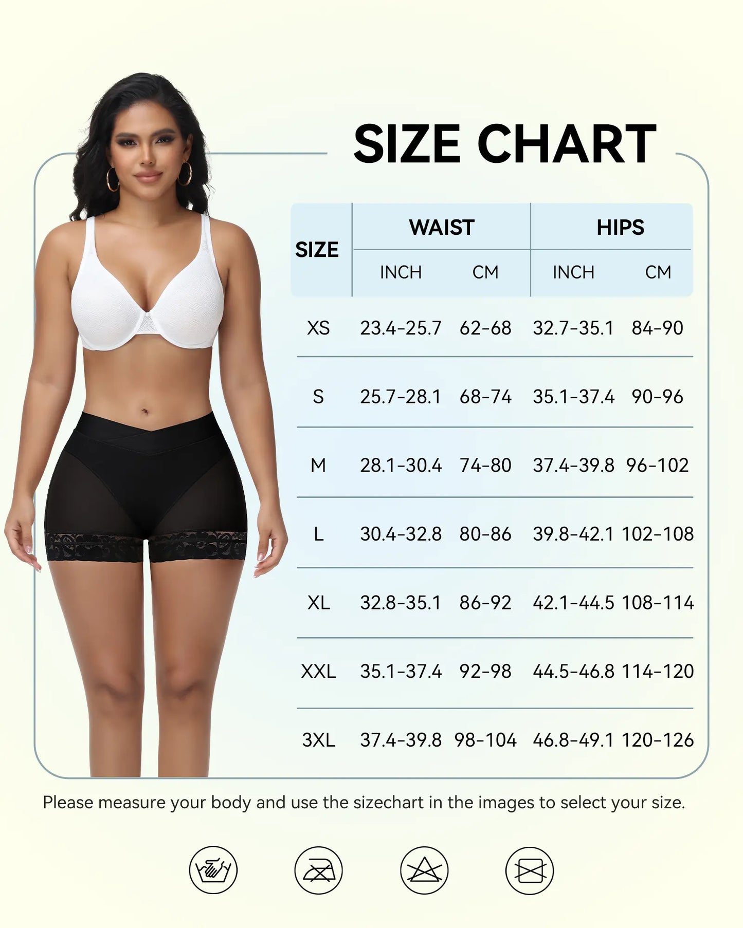 SHAPSHE Butt Lifting Panties V Crossover Shapewear Shorts Fajas Colombianas Moldeadoras