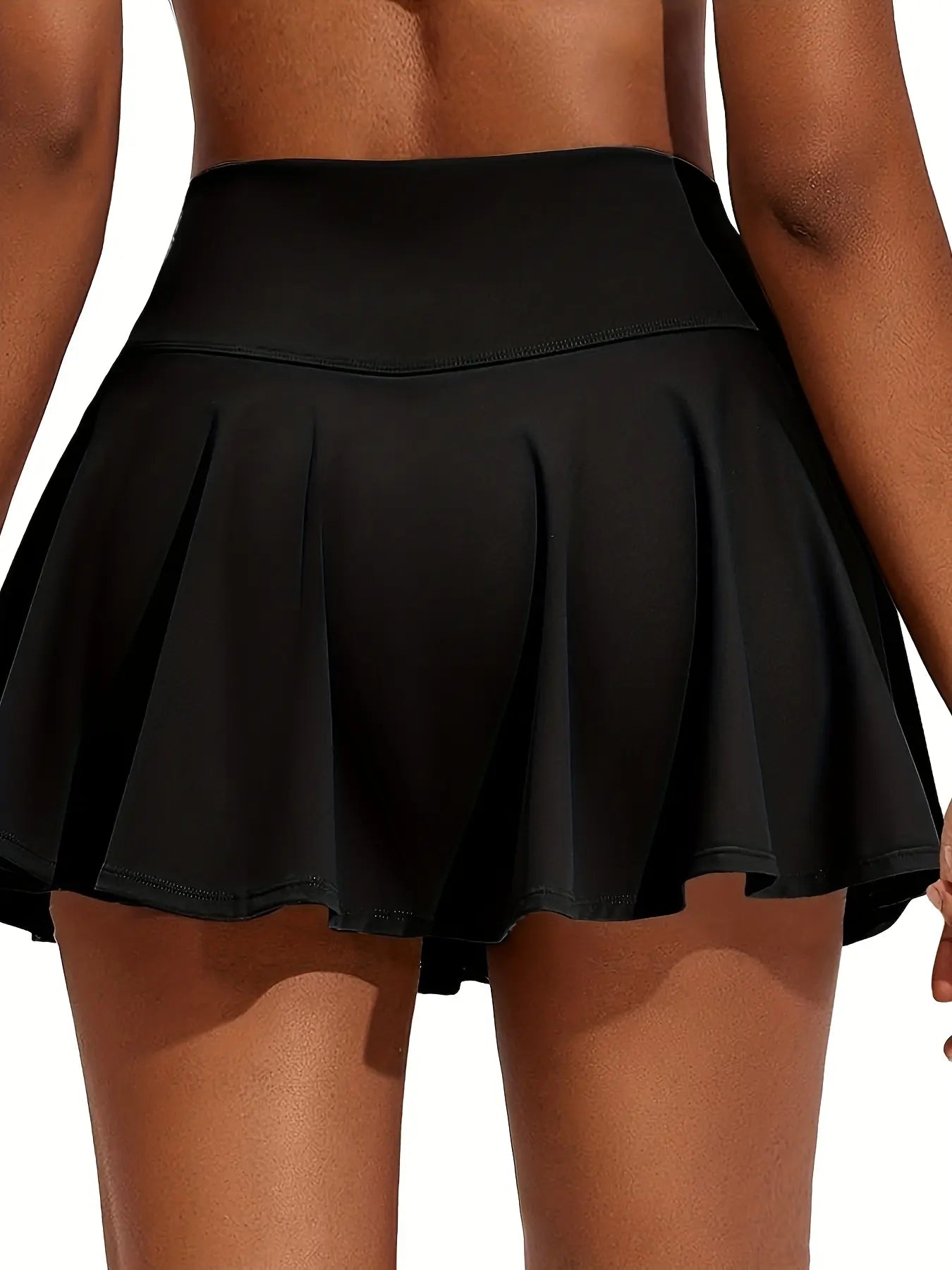 Women'S Basic Minimalist 3-Pack 2-In-1 Skorts, High Waist Stretchy Flowy Mini Skirt with Pockets, Summer Yoga Activewear Bottoms