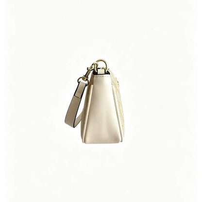 Nolita 19 in Signature Canvas with Leather Trim,Crossbody Mini Purse,Soft Chain Purses Shoulder Bag